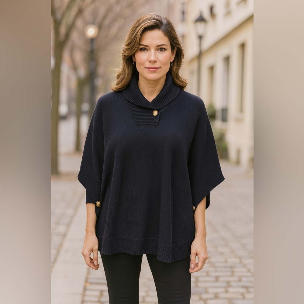 Ralph Lauren Jeans Poncho Sweater Large
